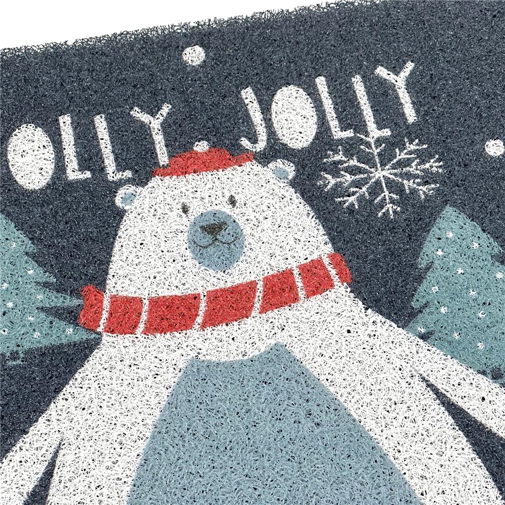 พรมเช็ดเท้าดักฝุ่น HOME LIVING STYLE JOLLY 45X75 ซม. สีน้ำเงินเข้ม