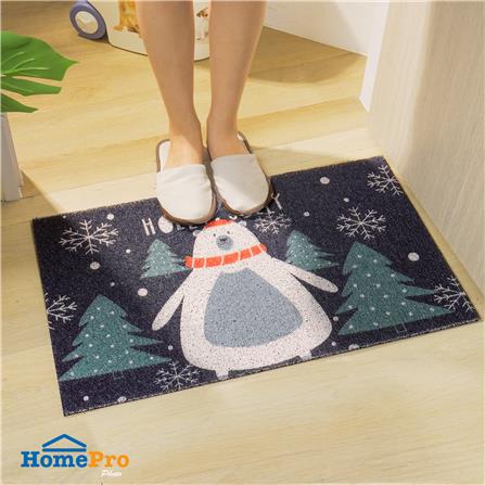 พรมเช็ดเท้าดักฝุ่น HOME LIVING STYLE JOLLY 45X75 ซม. สีน้ำเงินเข้ม_8