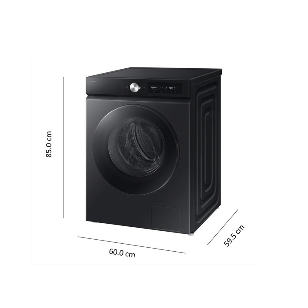 เครื่องซักผ้าฝาหน้า SAMSUNG WW10DB7U94GBST 10 กก. สีดำ