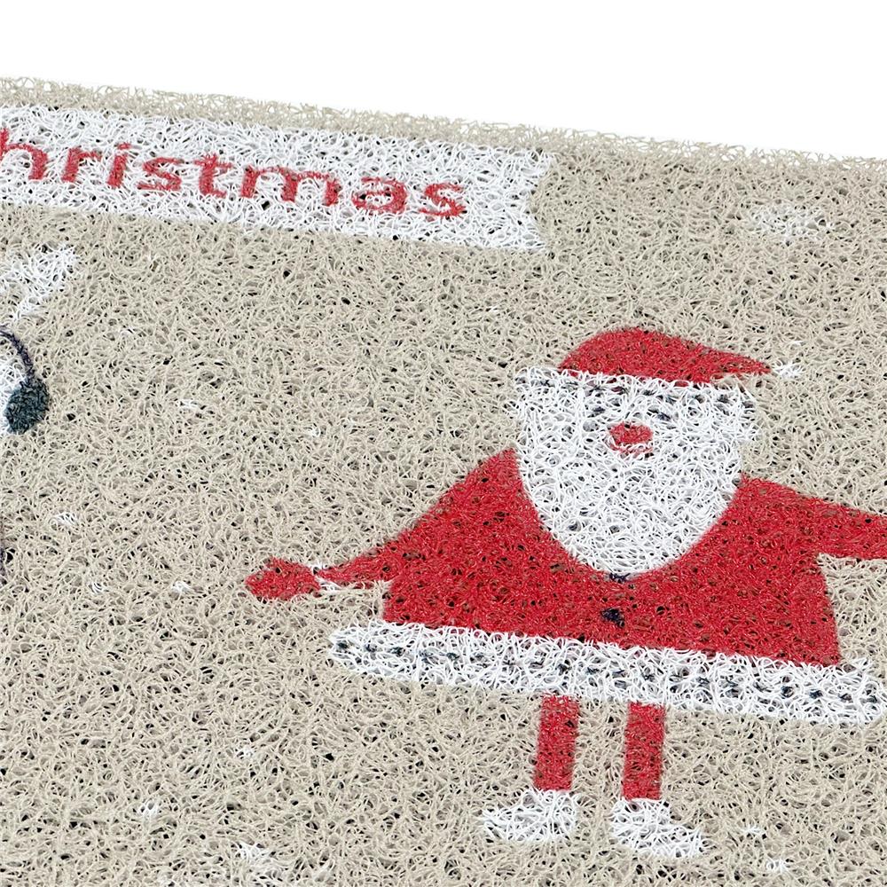 พรมเช็ดเท้าดักฝุ่น HOME LIVING STYLE MERRY 45X75 ซม. สีเบจ