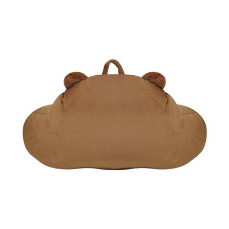 เบาะรองหลัง SNAZZ LITTLE-B 13X29 นิ้ว สีน้ำตาล_3