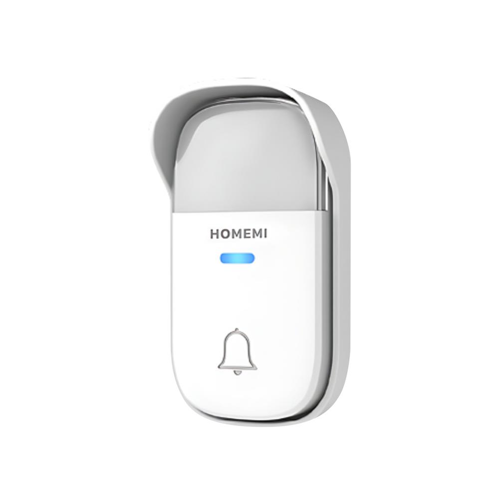 สวิตช์กดกริ่งไร้สาย HOMEMI HM0117 สีขาว