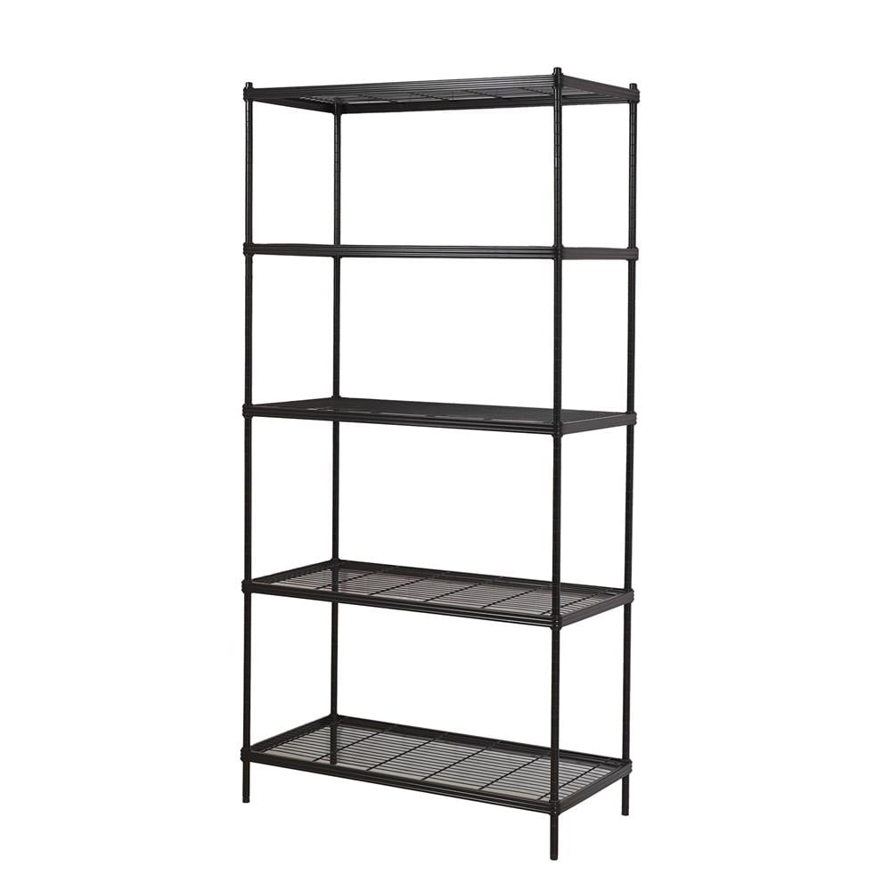 ชั้นวางของ 5 ชั้น FURDINI LINEAR 90 ซม. สีดำ_0