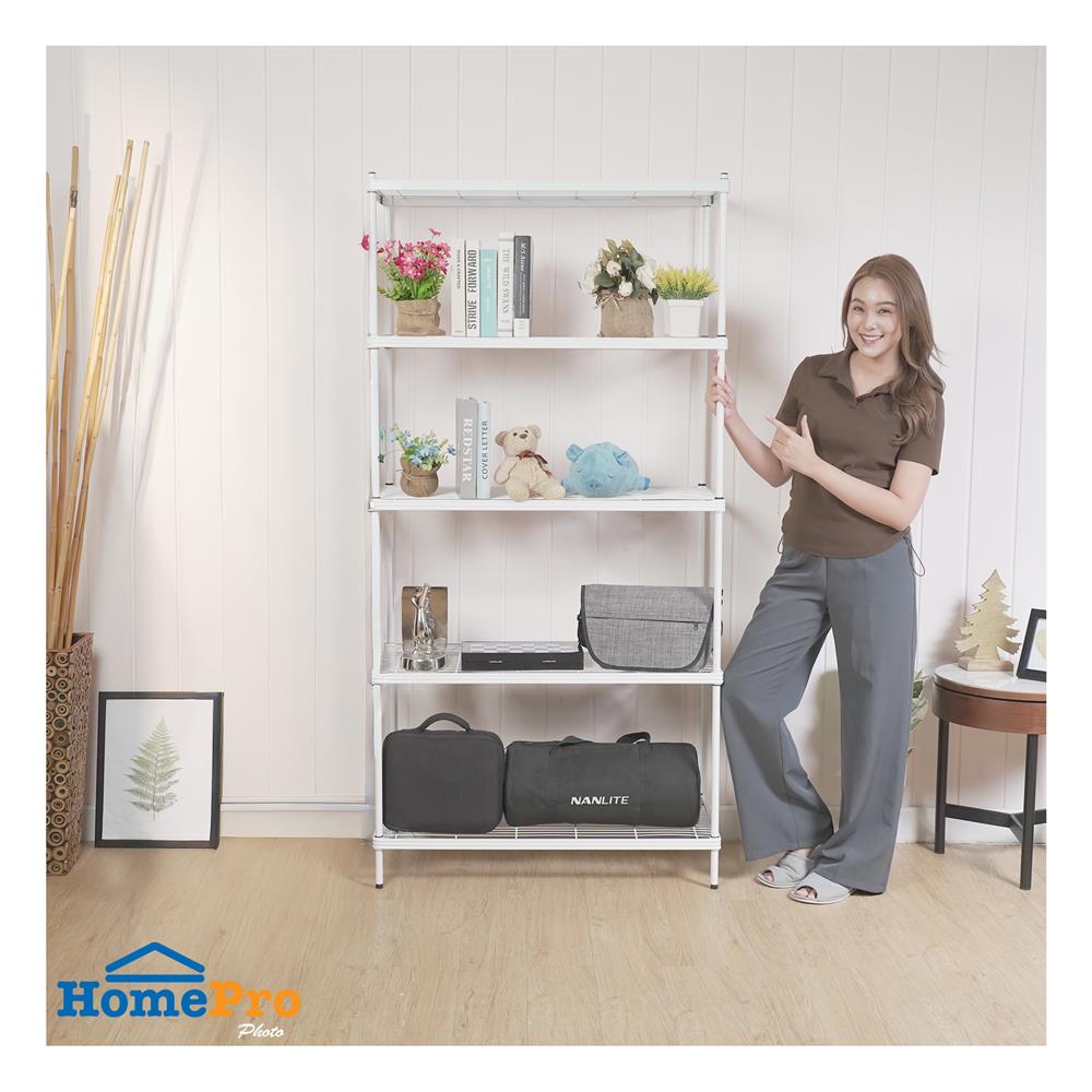 ชั้นวางของ 5 ชั้น FURDINI LINEAR 90 ซม. สีขาว