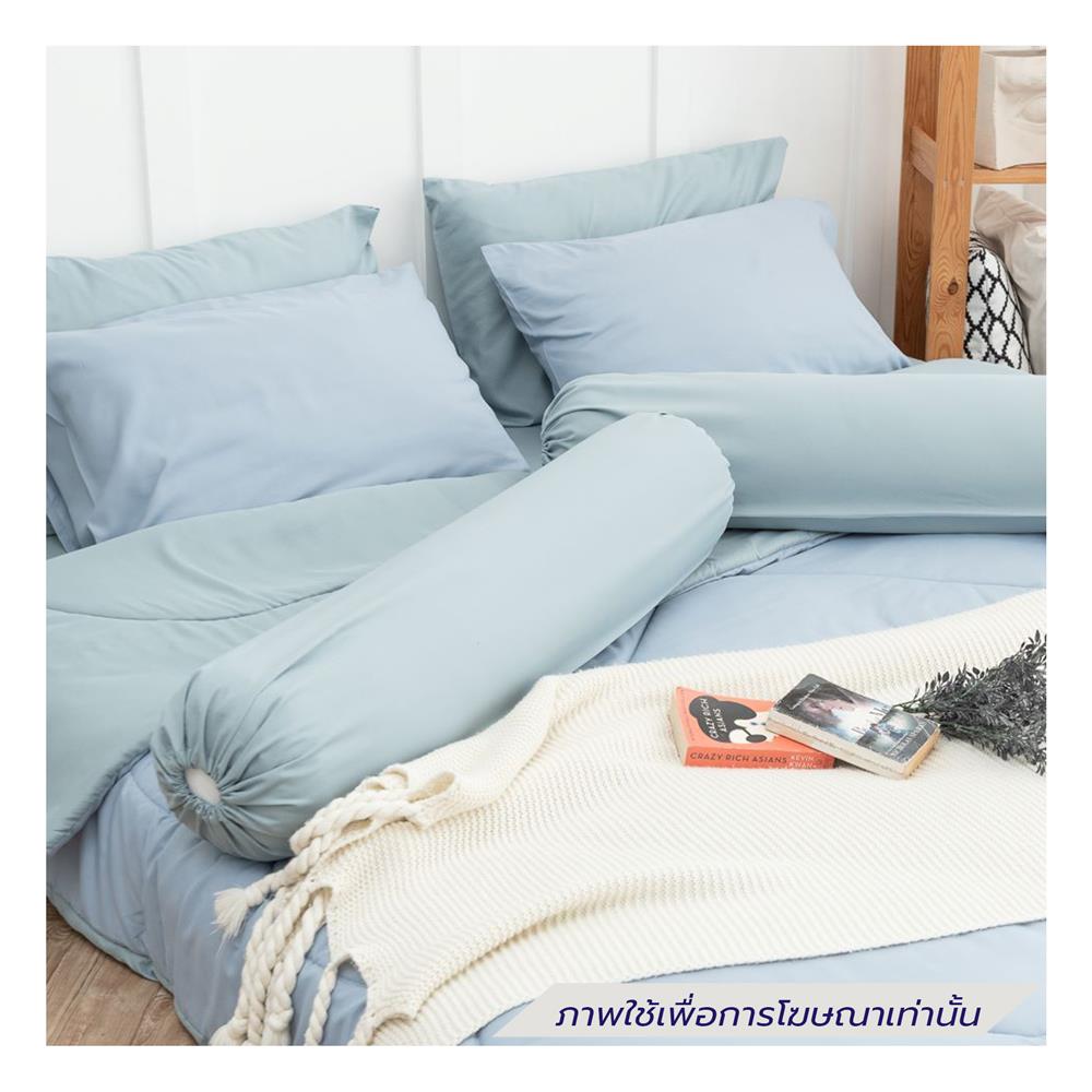 ชุดผ้าปูที่นอน 3.5 ฟุต (ชุด 4 ชิ้น) SANTA BEDDING GREEN/LIGH BLUE