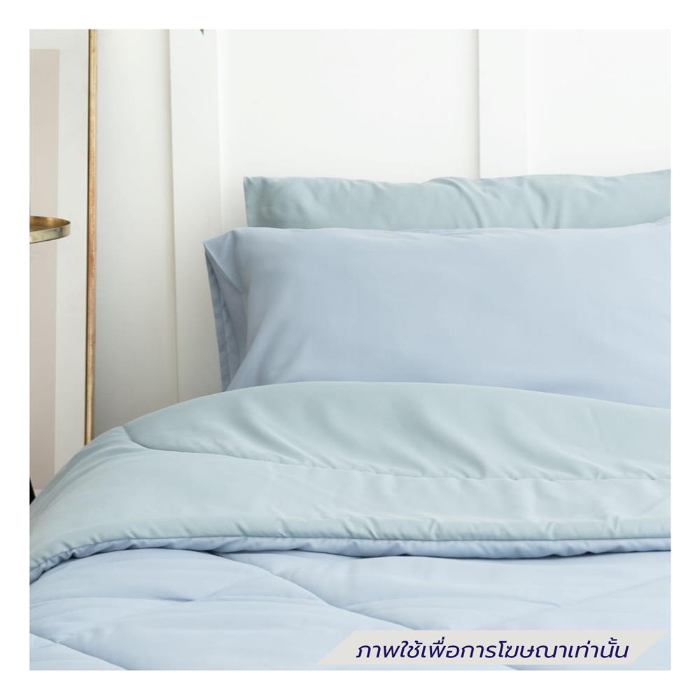 ชุดผ้าปูที่นอน 3.5 ฟุต (ชุด 4 ชิ้น) SANTA BEDDING GREEN/LIGH BLUE