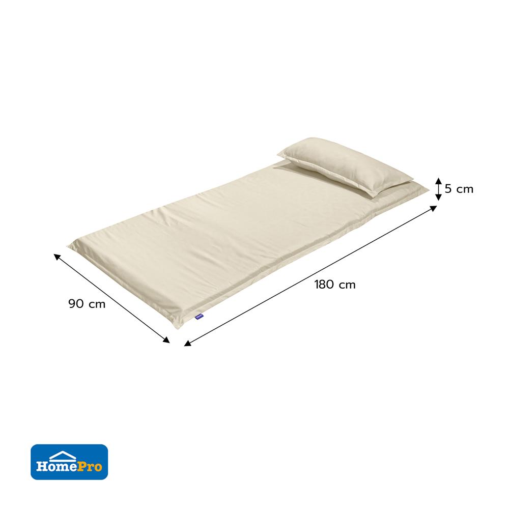 ที่นอนปิกนิก SNAZZ MANDELA 90x180 ซม. สี BEIGE