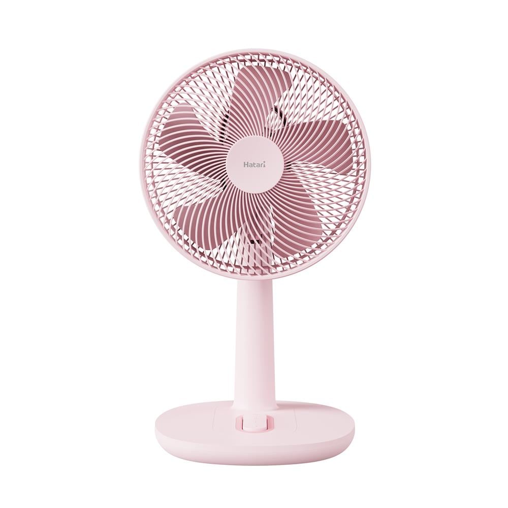 พัดลมตั้งโต๊ะ 12 นิ้ว HATARI T12M1 สีชมพู