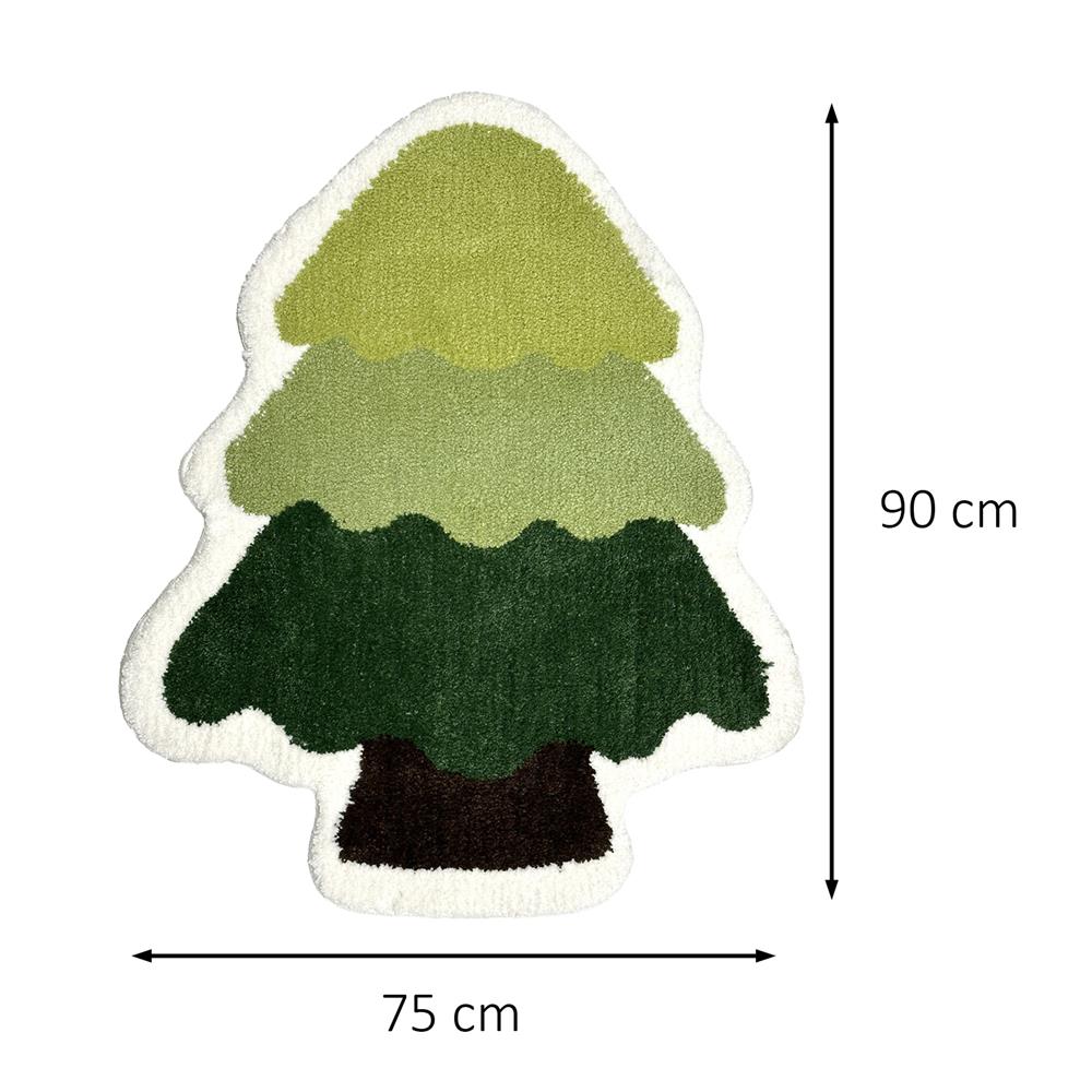 พรม HOME LIVING STYLE X-MAS TREE 75x90 ซม. สีเขียว