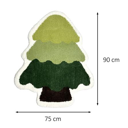 พรม HOME LIVING STYLE X-MAS TREE 75x90 ซม. สีเขียว_10