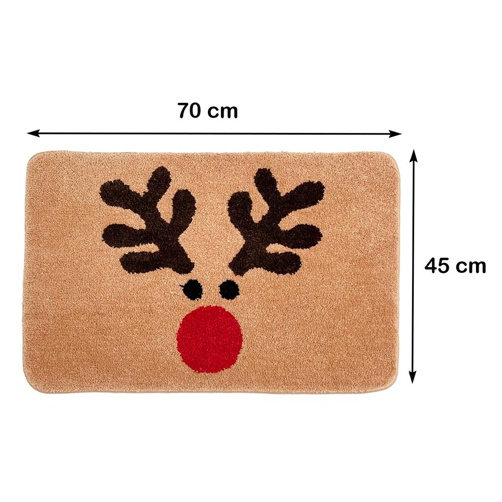 พรม HOME LIVING STYLE RAINDEER 45x70 ซม. สีน้ำตาล