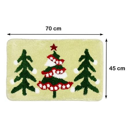 พรม HOME LIVING STYLE TRIPLE TREE 45x70 ซม. สีเขียว_8