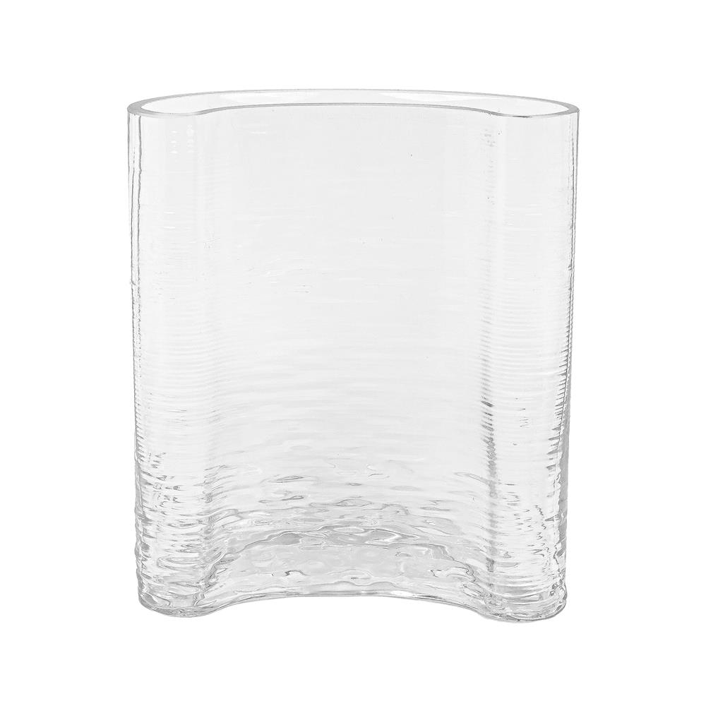 ของตกแต่ง แจกันแก้ว HOME LIVING STYLE HELEN 16.7x19.5 ซม. สีใส_1