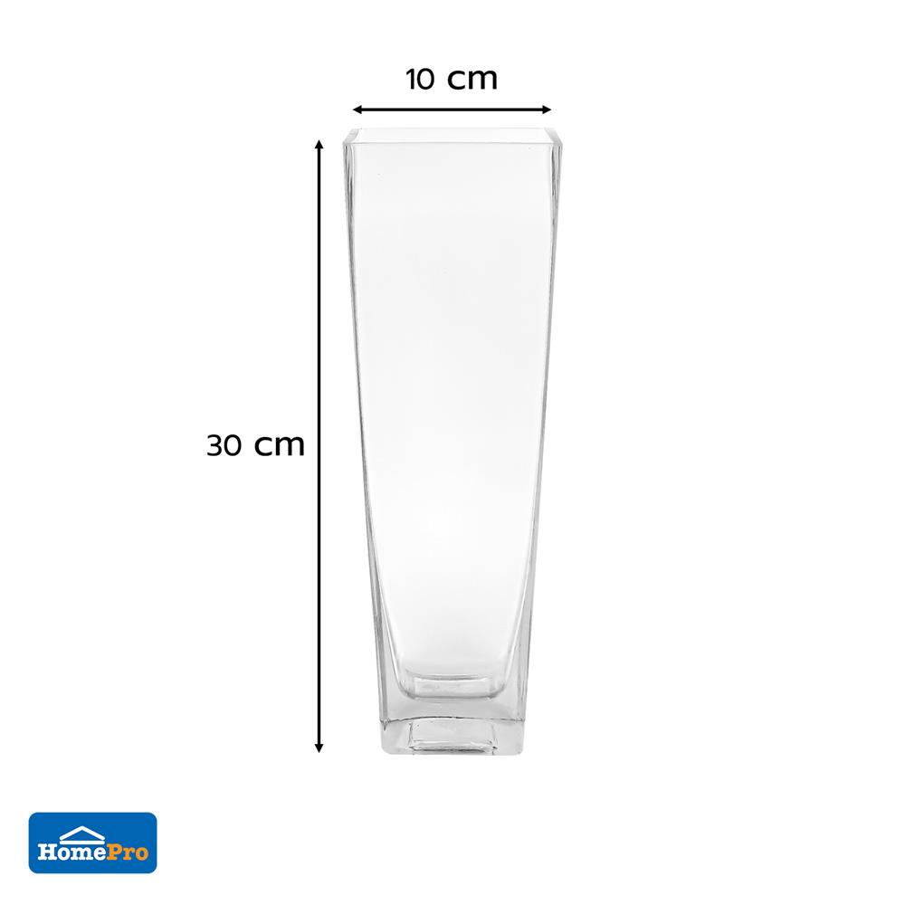 ของตกแต่ง แจกันแก้ว HOME LIVING STYLE JOLIE 10x30 ซม.