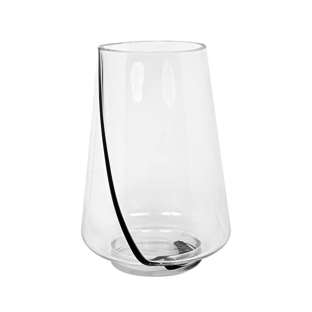 ของตกแต่ง แจกันแก้ว HOME LIVING STYLE DAVID 17x25 ซม. สีใส_1