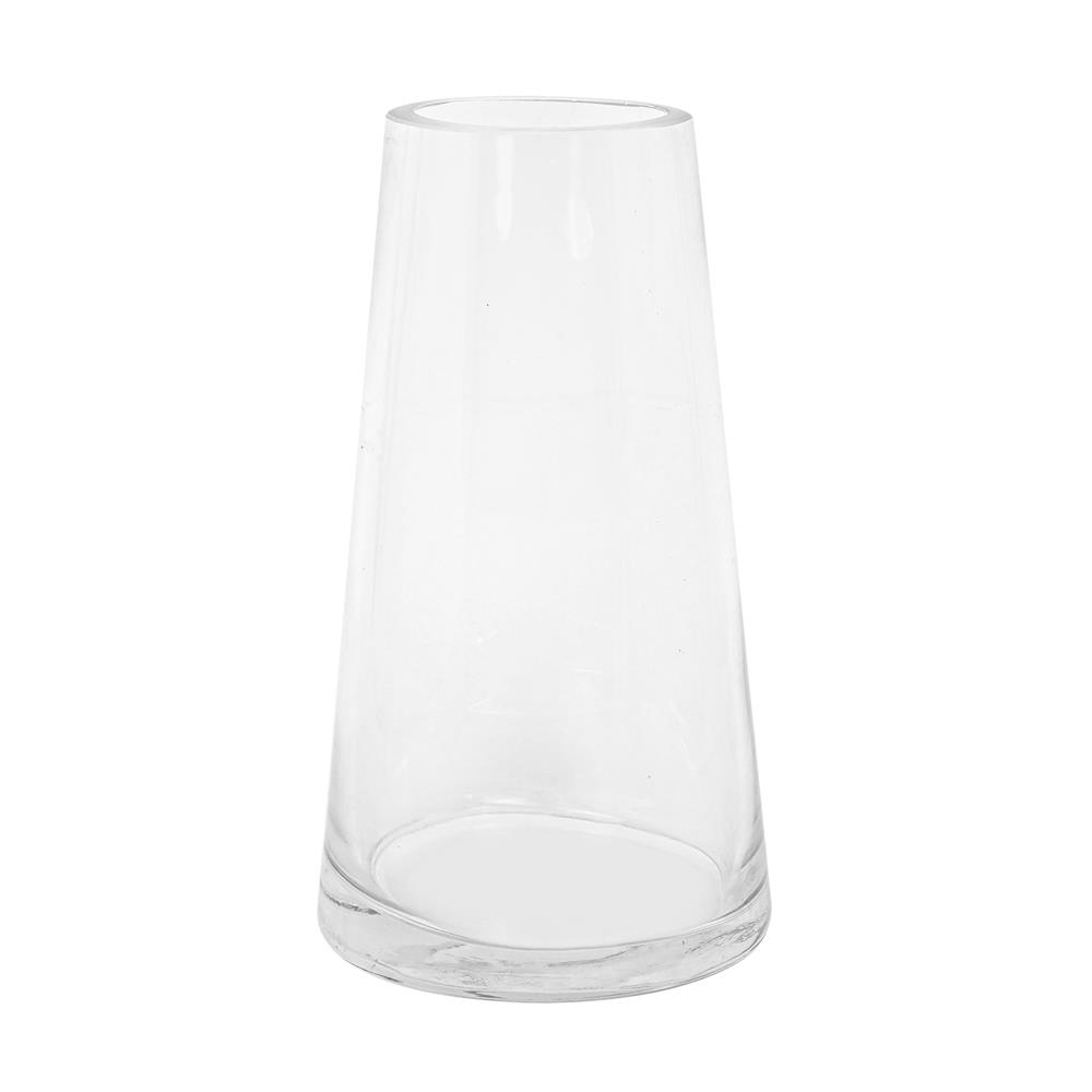 ของตกแต่ง แจกันแก้ว HOME LIVING STYLE BELLA 10.5x18 ซม. สีใส