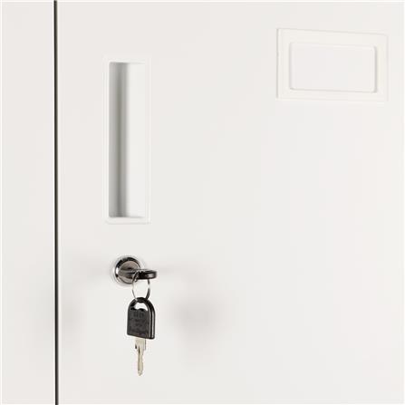 ตู้ล็อกเกอร์ 12 ประตู FURDINI KULLEN FYD-LK-12 90 ซม. สีขาว_7