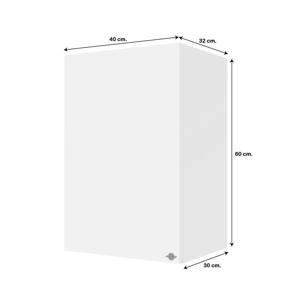 ตู้แขวนเดี่ยว JUPITER GRAND WHITE 40x60 ซม.