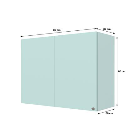 ตู้แขวนคู่ JUPITER GRAND GREEN 80x60 ซม._4