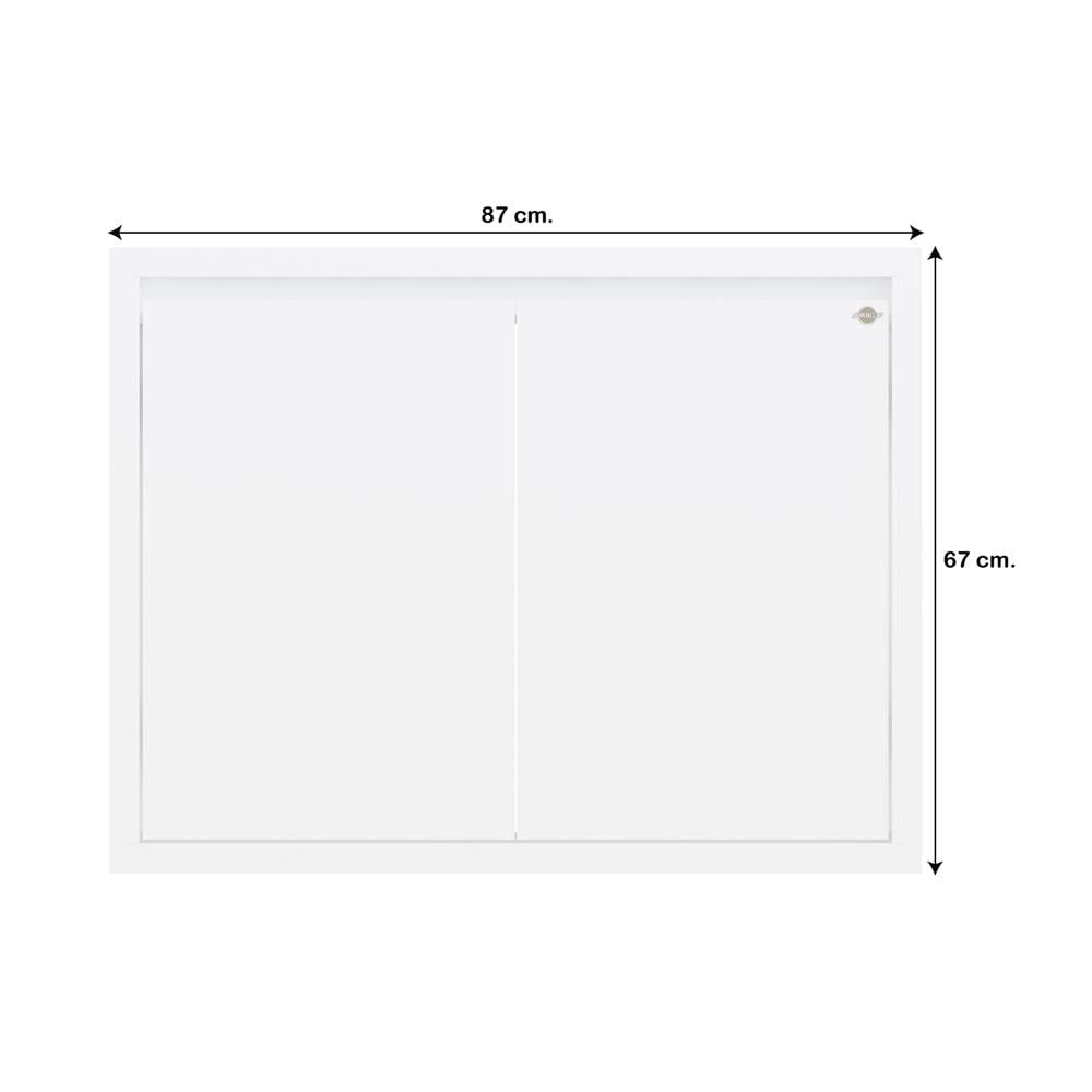 บานซิงค์คู่เรียบ JUPITER GRAND WHITE 87x67 ซม.