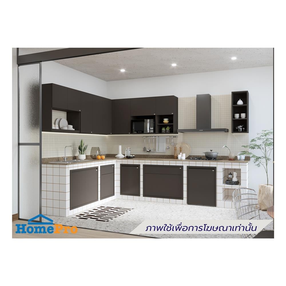 บานซิงค์คู่เรียบ JUPITER GRAND BROWN 87x67 ซม.