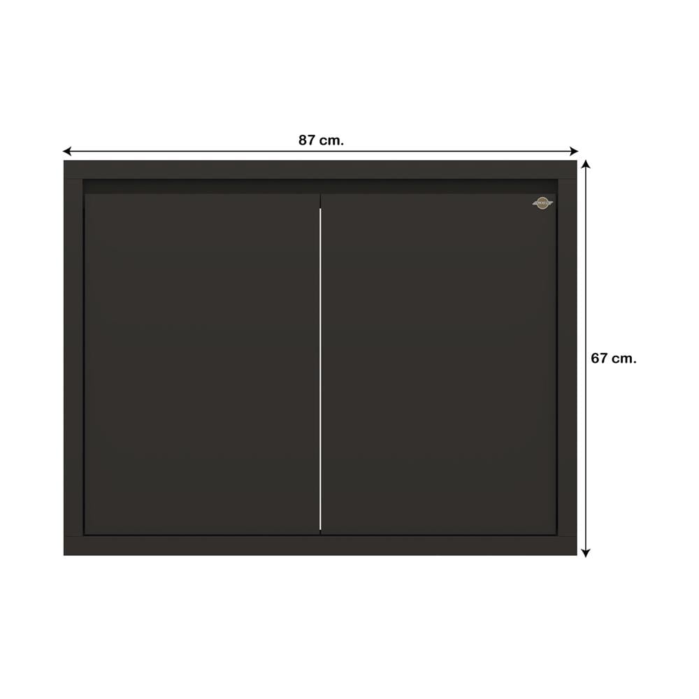 บานซิงค์คู่เรียบ JUPITER GRAND BROWN 87x67 ซม.