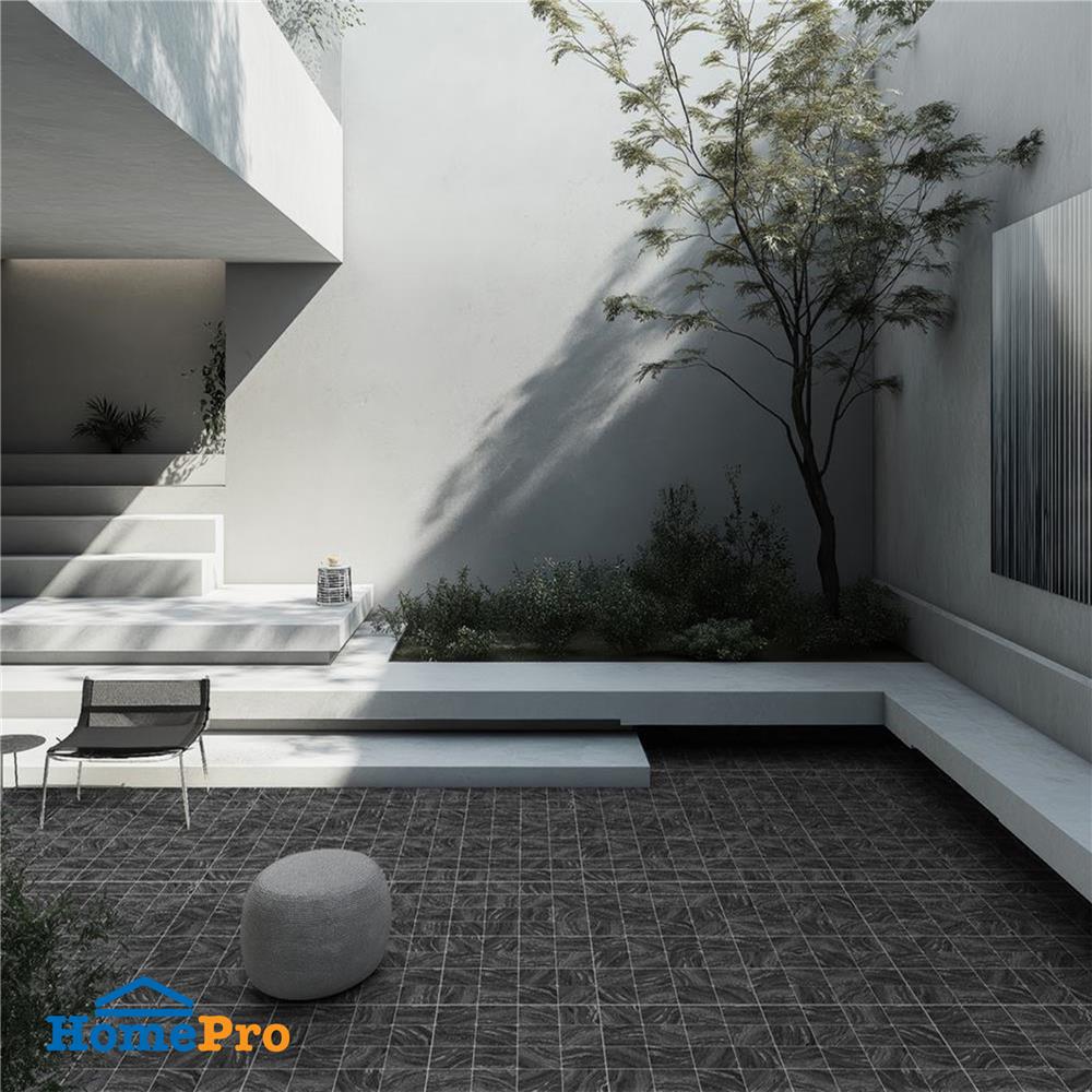 กระเบื้องพื้น 16x16 นิ้ว COTTO บาซิลิสก์ เทาเข้ม PM 0.96 ตร.ม.