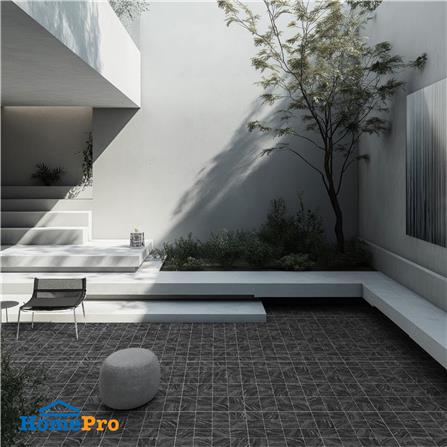 กระเบื้องพื้น 16x16 นิ้ว COTTO บาซิลิสก์ เทาเข้ม PM 0.96 ตร.ม._3