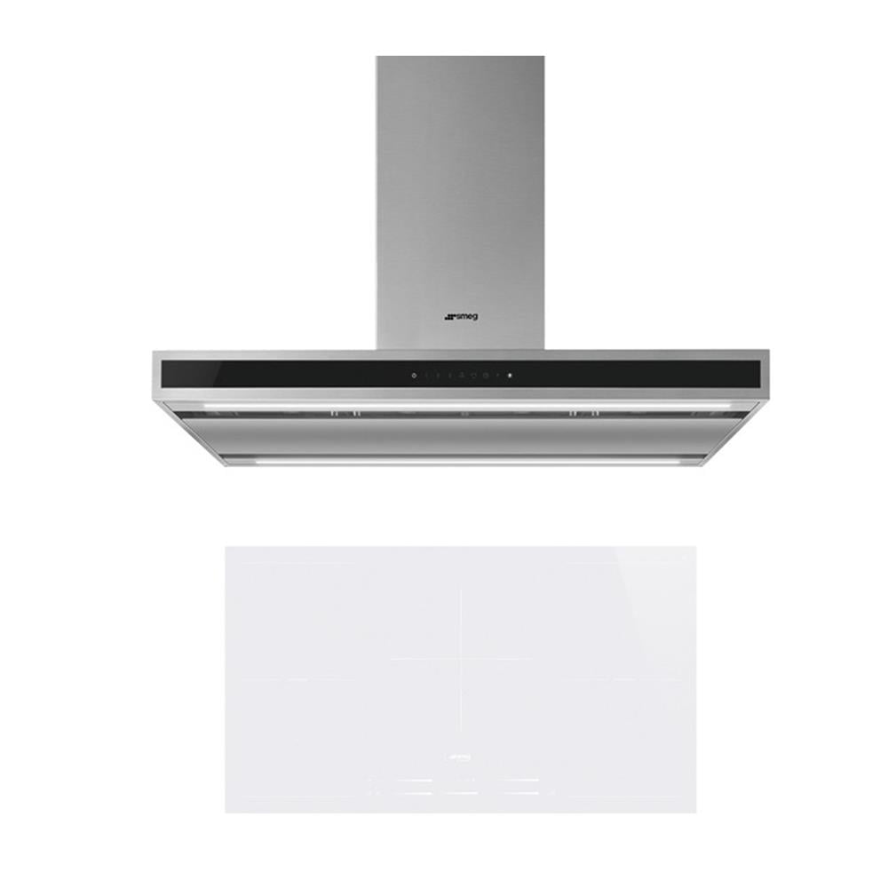 เตาฝัง+เครื่องดูดควัน SMEG SI2M7953DW+KLTI9L4X