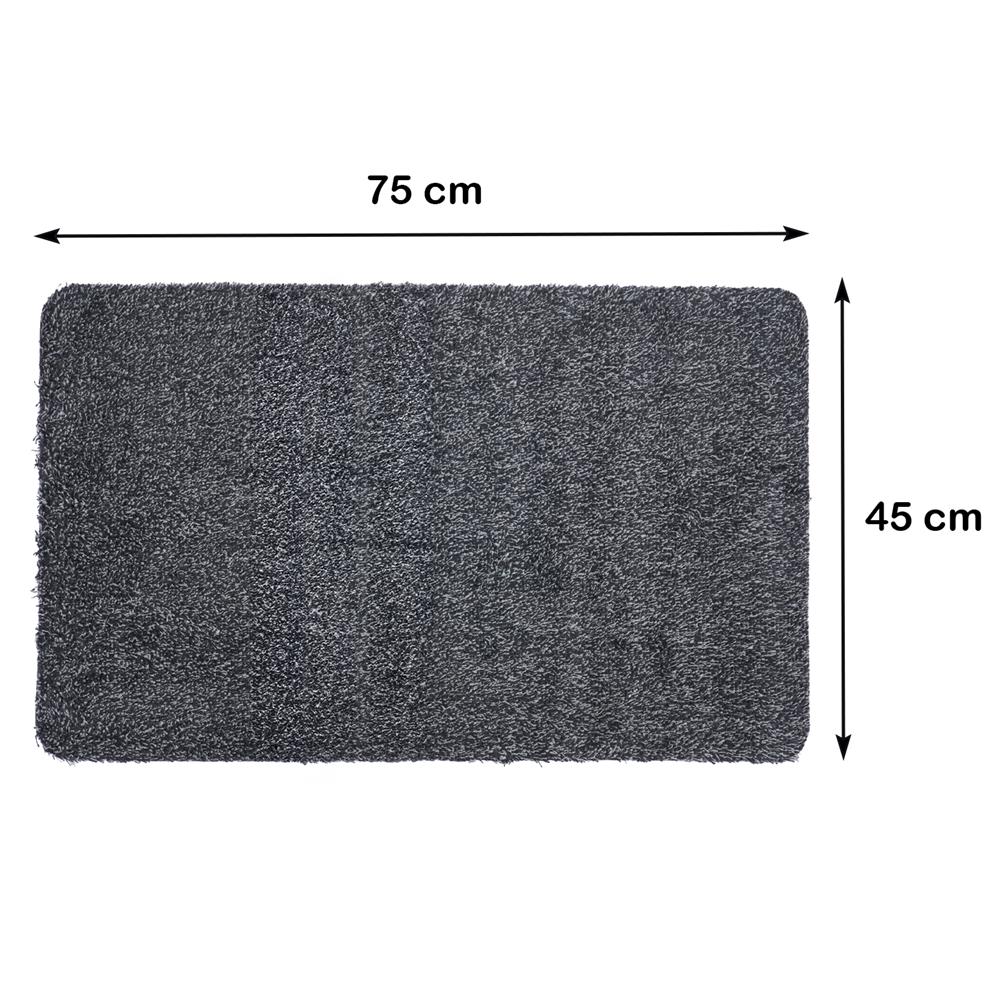 พรม SNAZZ WELLY 45x75 ซม. สีเทาเข้ม