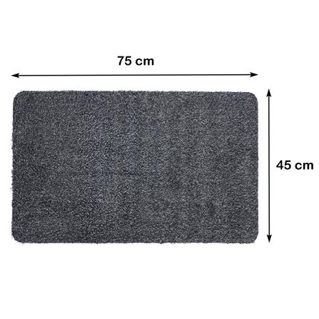 พรม SNAZZ WELLY 45x75 ซม. สีเทาเข้ม_7