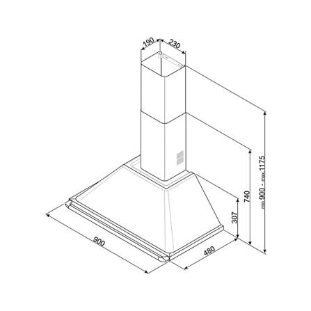 เตาฝัง+เครื่องดูดควัน SMEG SI964NM+KT90BLE_6