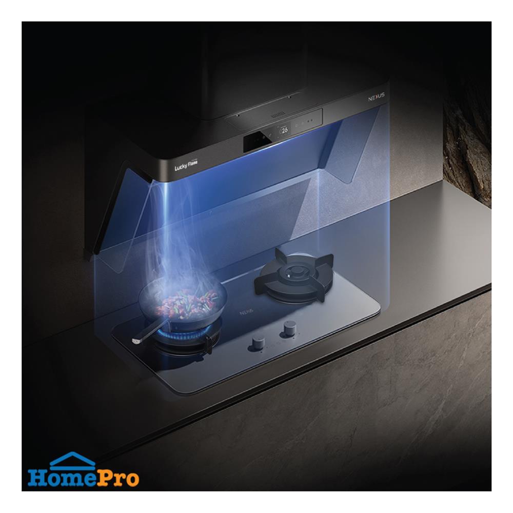 เตาฝัง+เครื่องดูดควัน LUCKY FLAME RWE-L29018P+LGS-9132TP