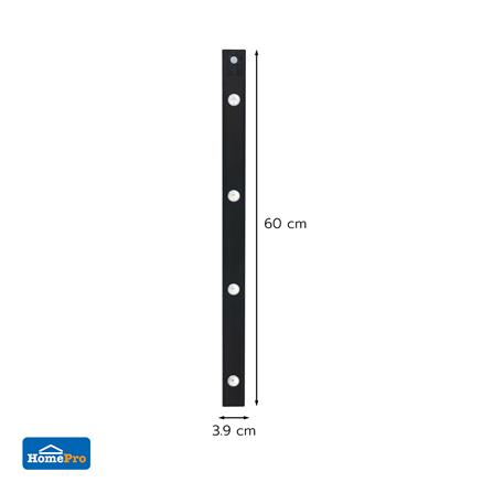 ไฟ LED อัตโนมัติ 60 ซม. ELECKTA SSBW-600 200 ลูเมน สีดำ_7