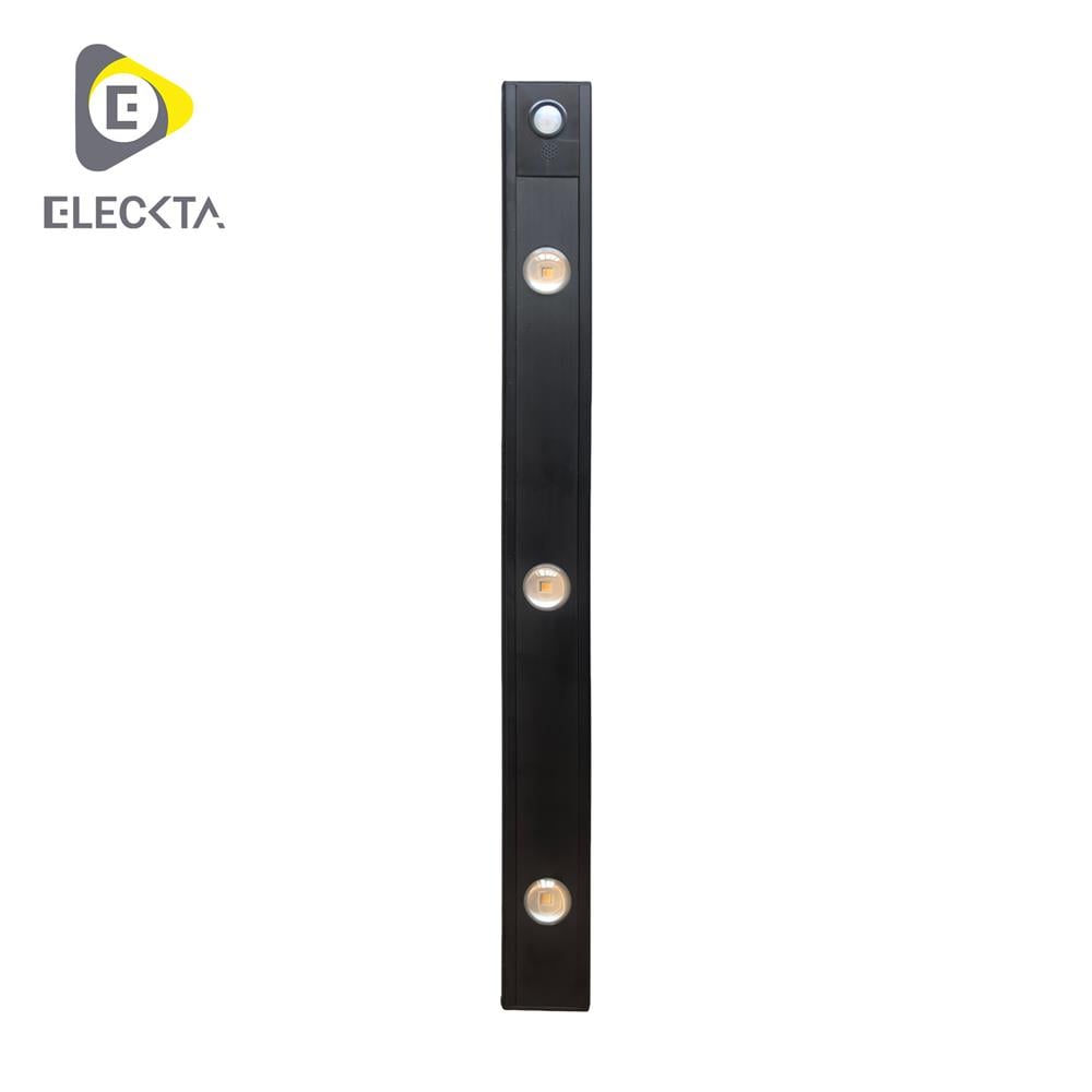 ไฟ LED อัตโนมัติ 40 ซม. ELECKTA SSBW-400 150 ลูเมน สีดำ