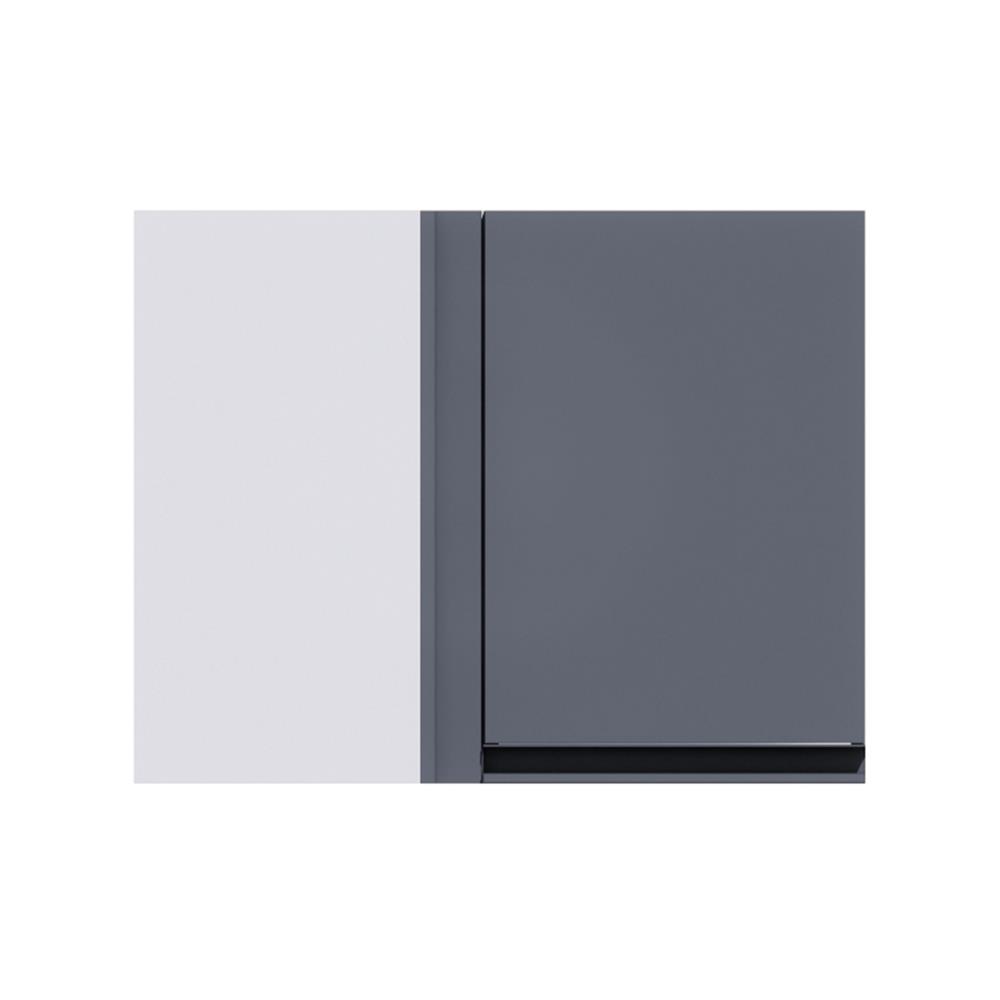 ตู้แขวนเข้ามุมเปิดซ้าย STARMARK MAXII 76x60 ซม. สี TITANIUM GREY