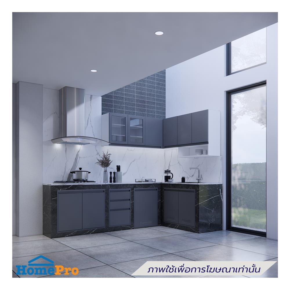 ตู้แขวนเข้ามุมเปิดซ้าย STARMARK MAXII 76x60 ซม. สี TITANIUM GREY