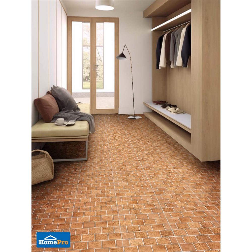 กระเบื้องพื้น 16x16 นิ้ว DURAGRES วู้ดเด้น เบจ A 0.96 ตร.ม.