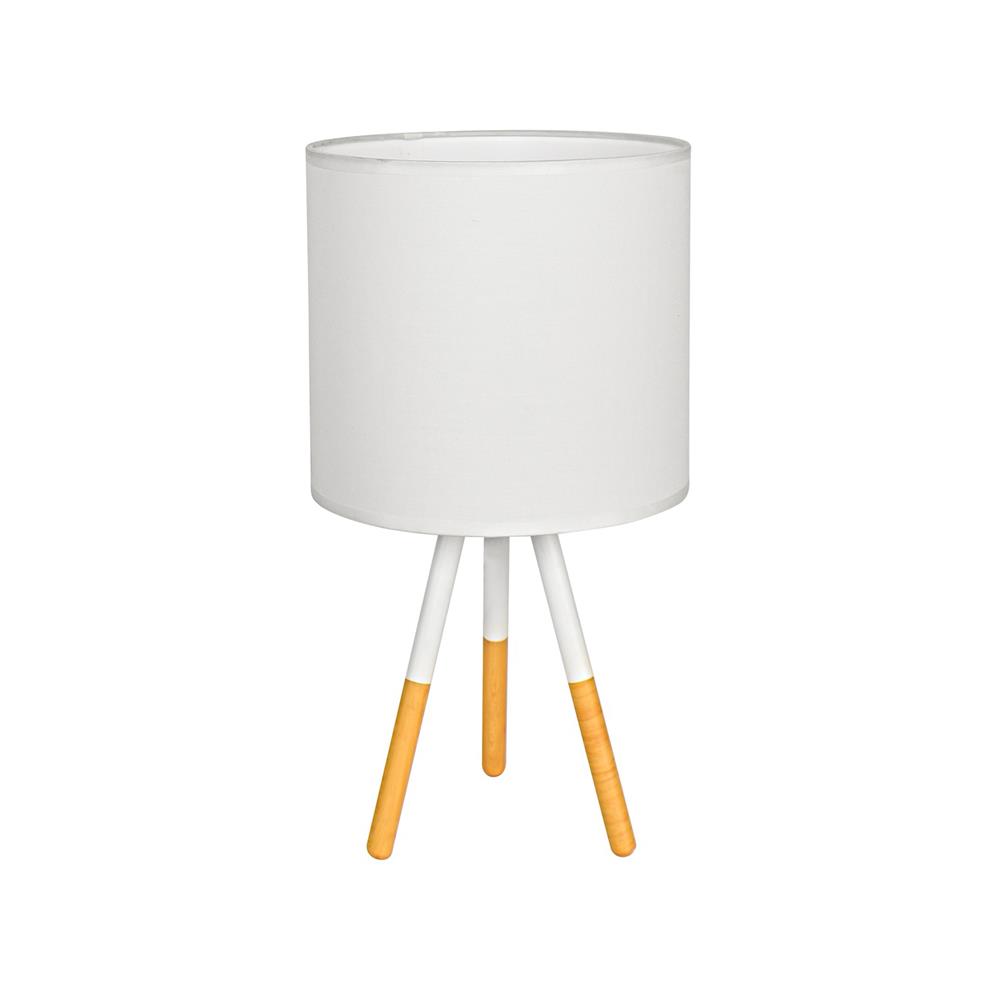 ไฟตั้งโต๊ะ CARINI T210821 สีขาว/ลายไม้_0
