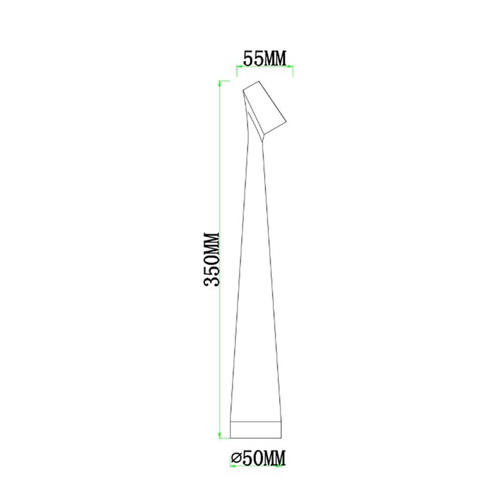 ไฟตั้งโต๊ะ LED CARINI T240890BK 3 วัตต์ สีดำ