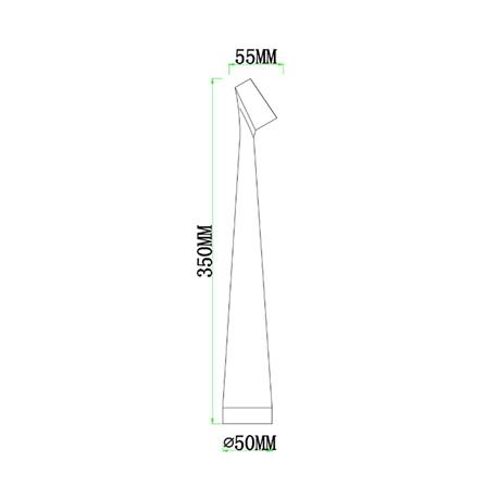 ไฟตั้งโต๊ะ LED CARINI T240890BK 3 วัตต์ สีดำ_2