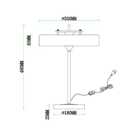 ไฟตั้งโต๊ะ CARINI T324925WH สีขาว/ทอง_6