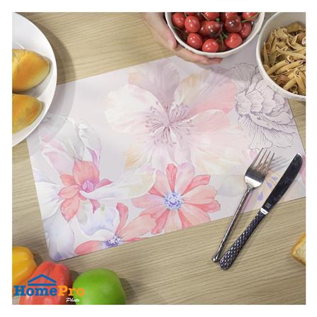 แผ่นรองจาน EVA KECH HIBICUS สีขาว_4