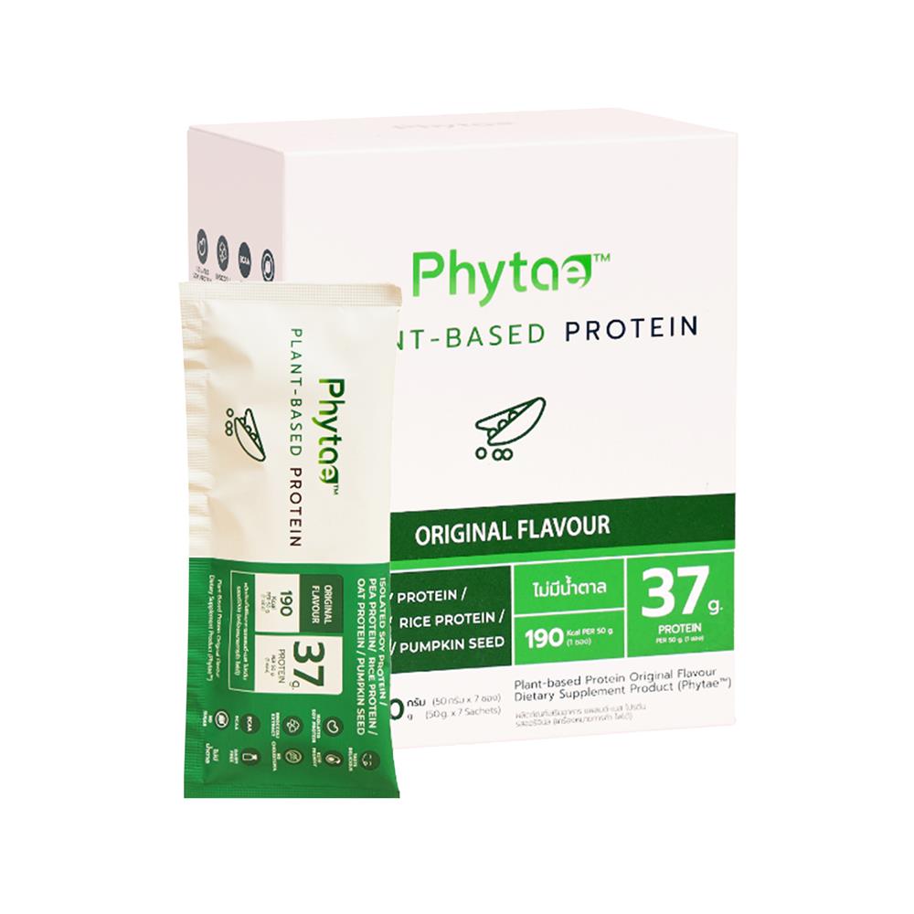ผลิตภัณฑ์เสริมอาหาร PHYTAE PLANT BASED PROTEIN ANTI-AGING รส ORIGINAL 350 ก. (1 กล่อง)