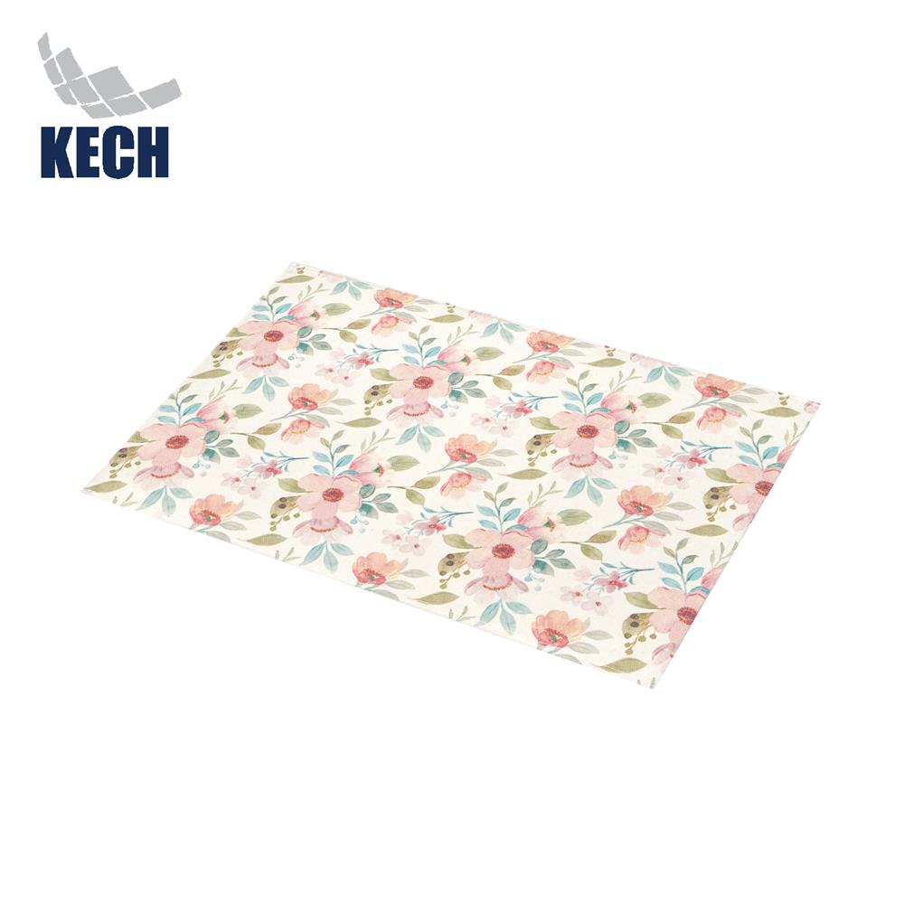 แผ่นรองจานผ้า KECH MIMOSA สีชมพู