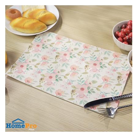 แผ่นรองจานผ้า KECH MIMOSA สีชมพู_4