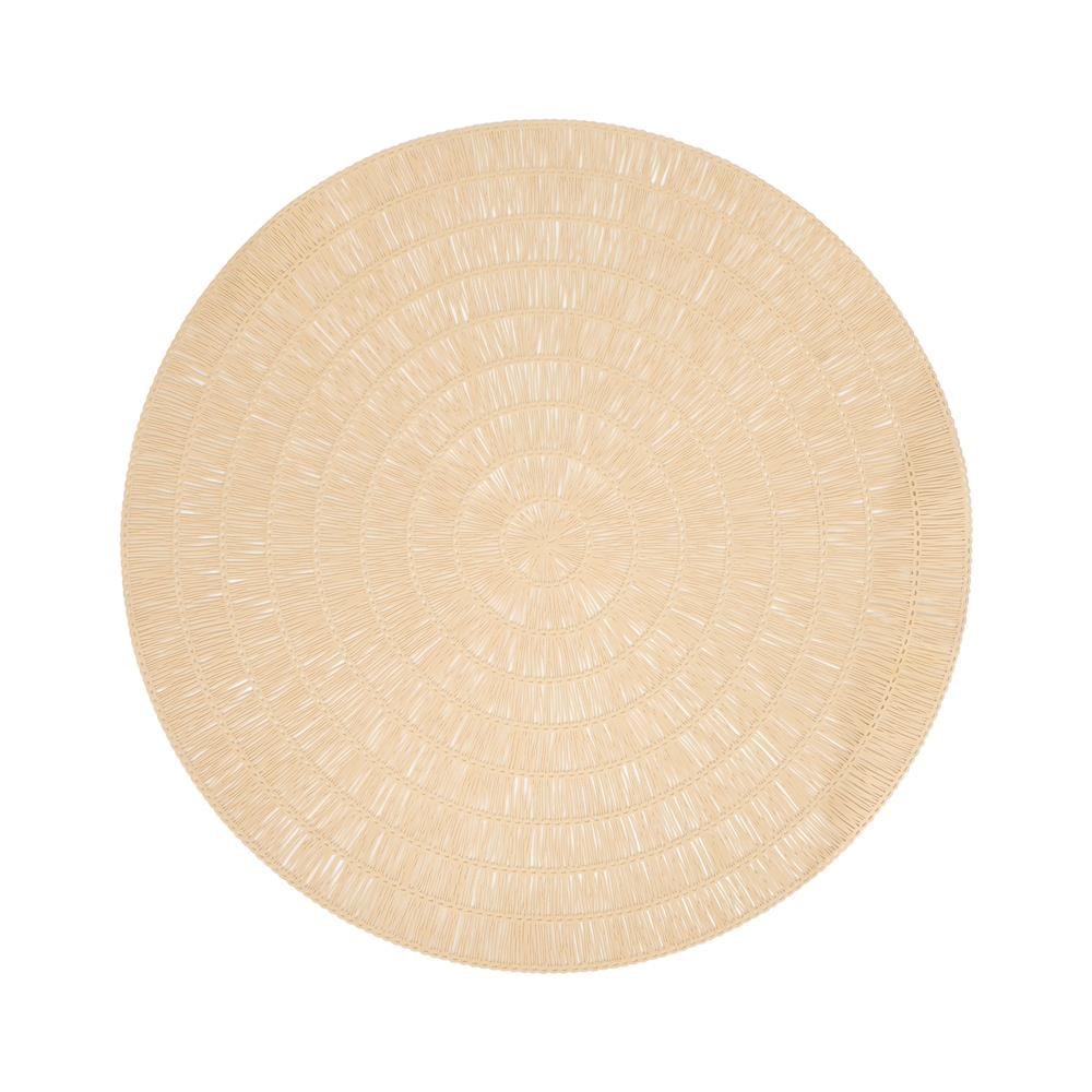 แผ่นรองจาน PVC KECH CORAL สีเบจ