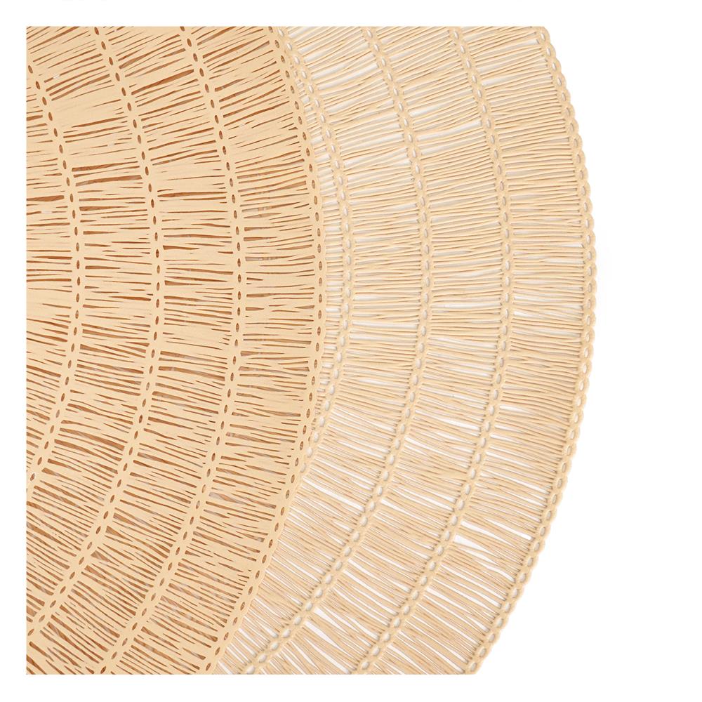 แผ่นรองจาน PVC KECH CORAL สีเบจ