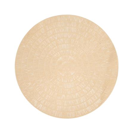 แผ่นรองจาน PVC KECH CORAL สีเบจ_1