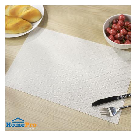 แผ่นรองจาน PVC KECH CROSS สีขาว_3